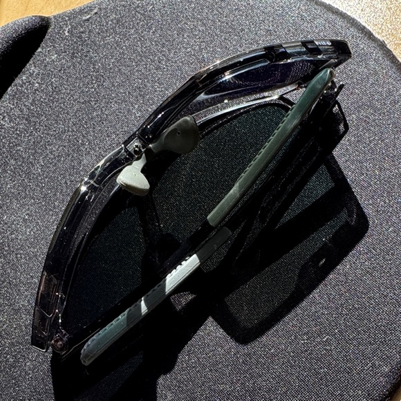 Knockaround Campeones Shield Sunglasses in Clear grey Frame mirror lens baseball - Picture 9 of 10